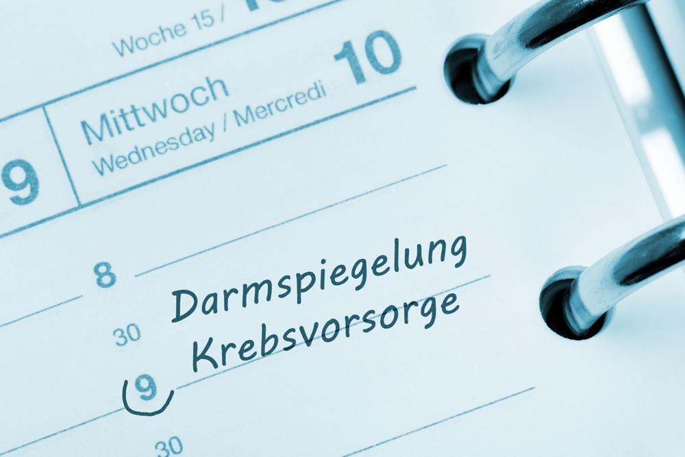 Termin zur Vorsorgeuntersuchung Darmkrebs vereinbaren